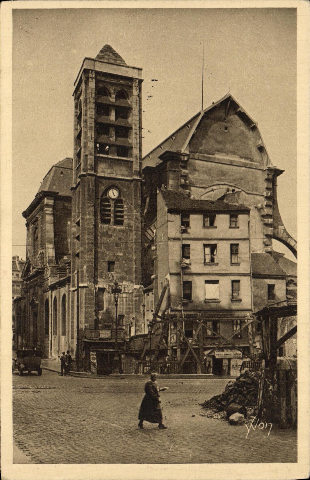 CPA Paris Eglise Saint Nicolas du Chardonnet