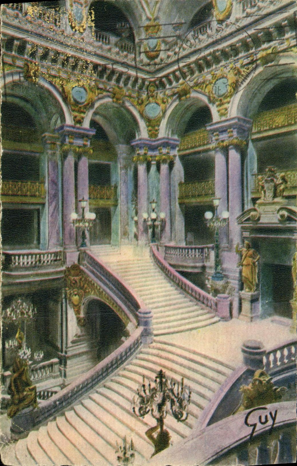 CPA Paris Opera Grand escaleir