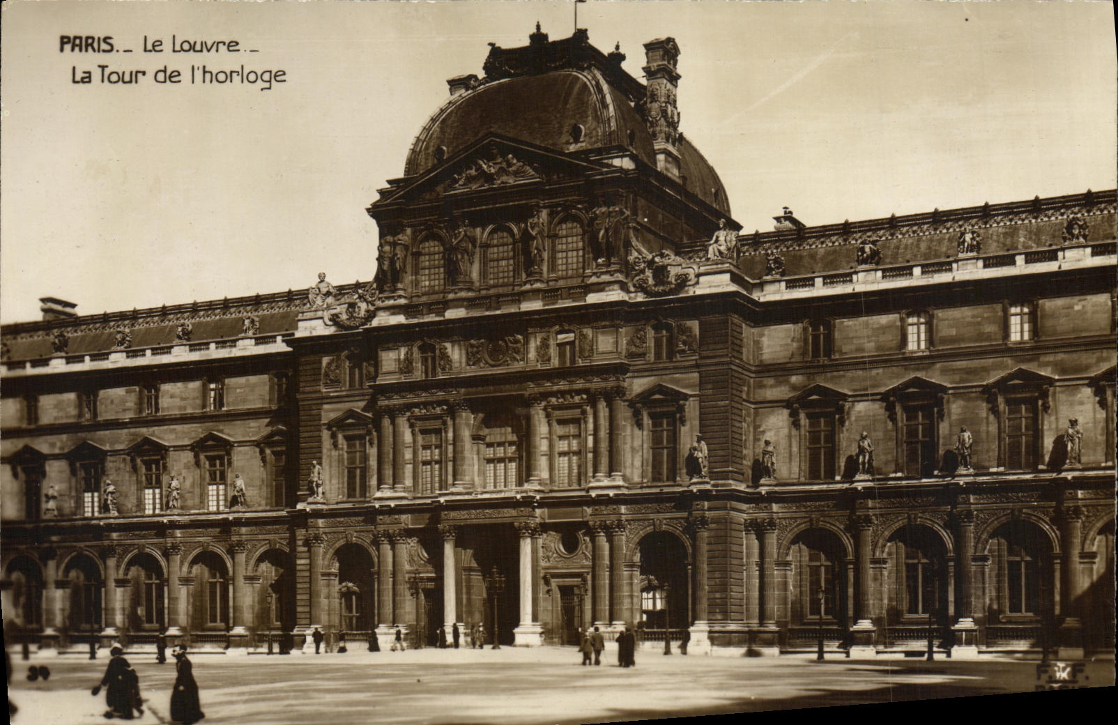 Lumbrera de Paris de la POSTAL de la VENDIMIA la torre de L reloj