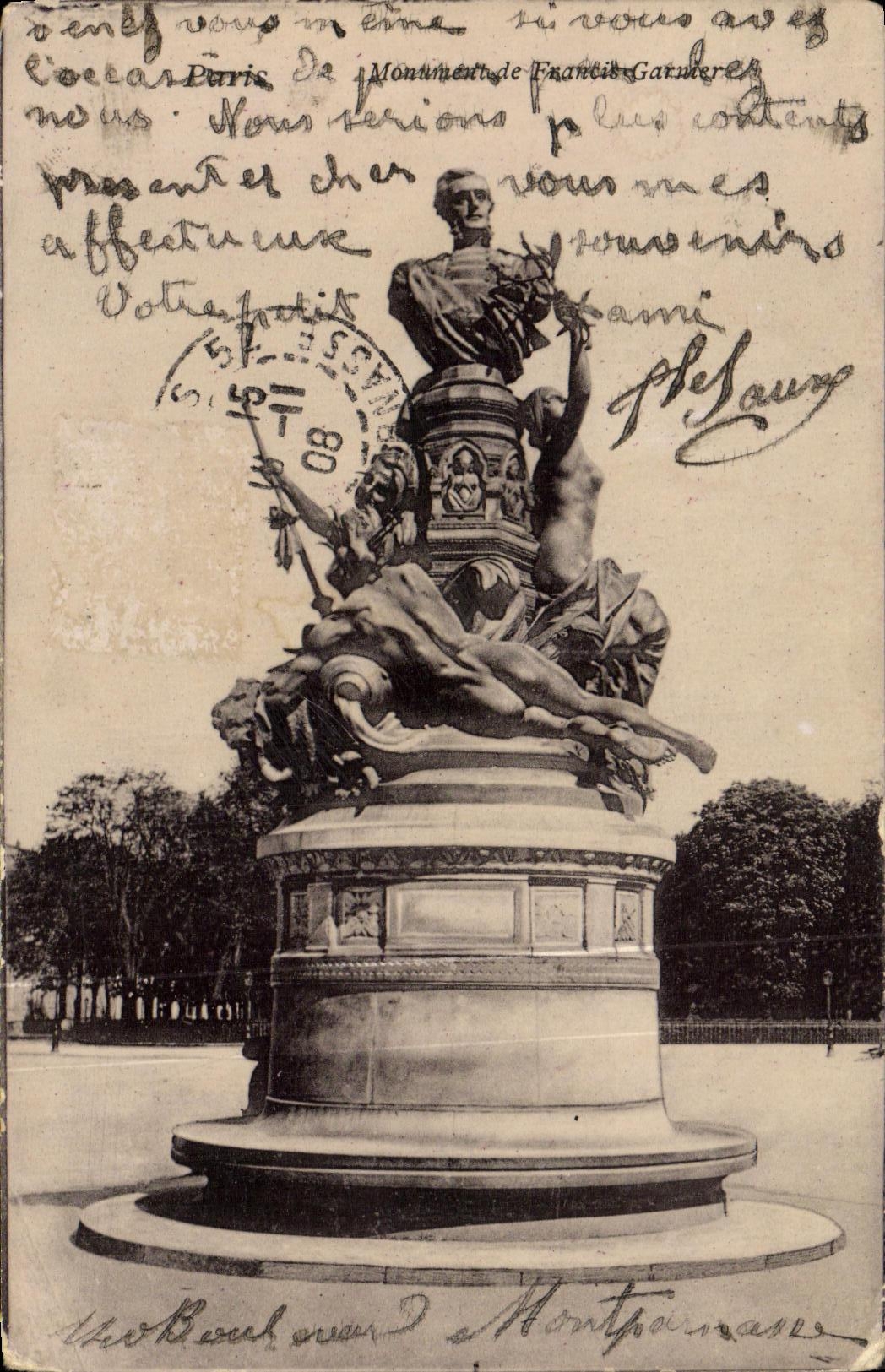CPA Paris Monument Francis Garnier