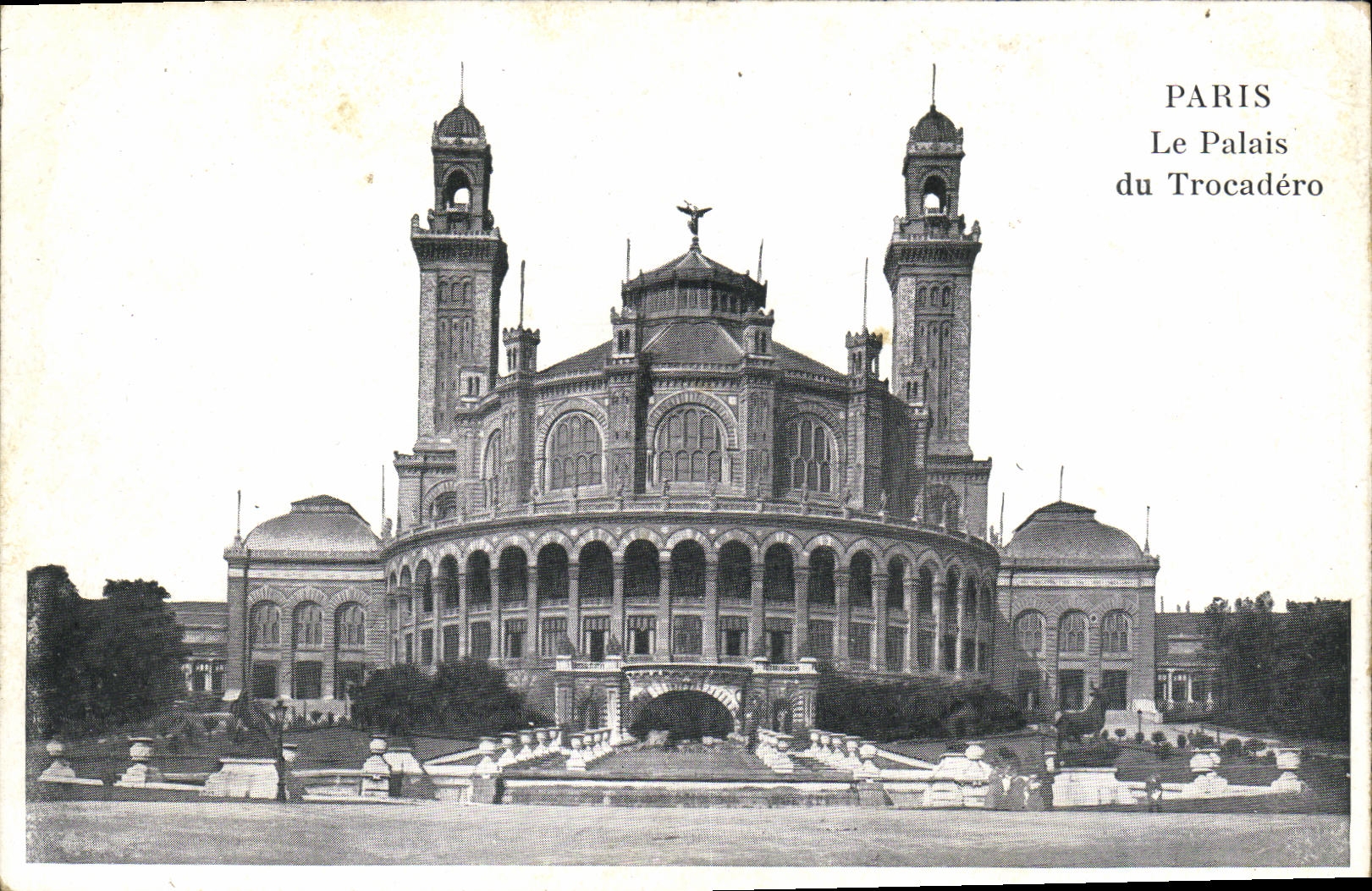CPA Paris La Palais Du Trocadero