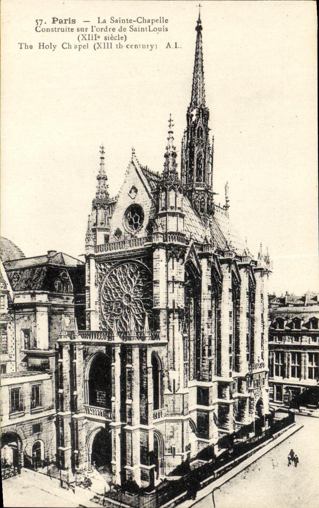 CPA Paris La Sainte Chapelle Construite sur L Ordre de Saint Louis