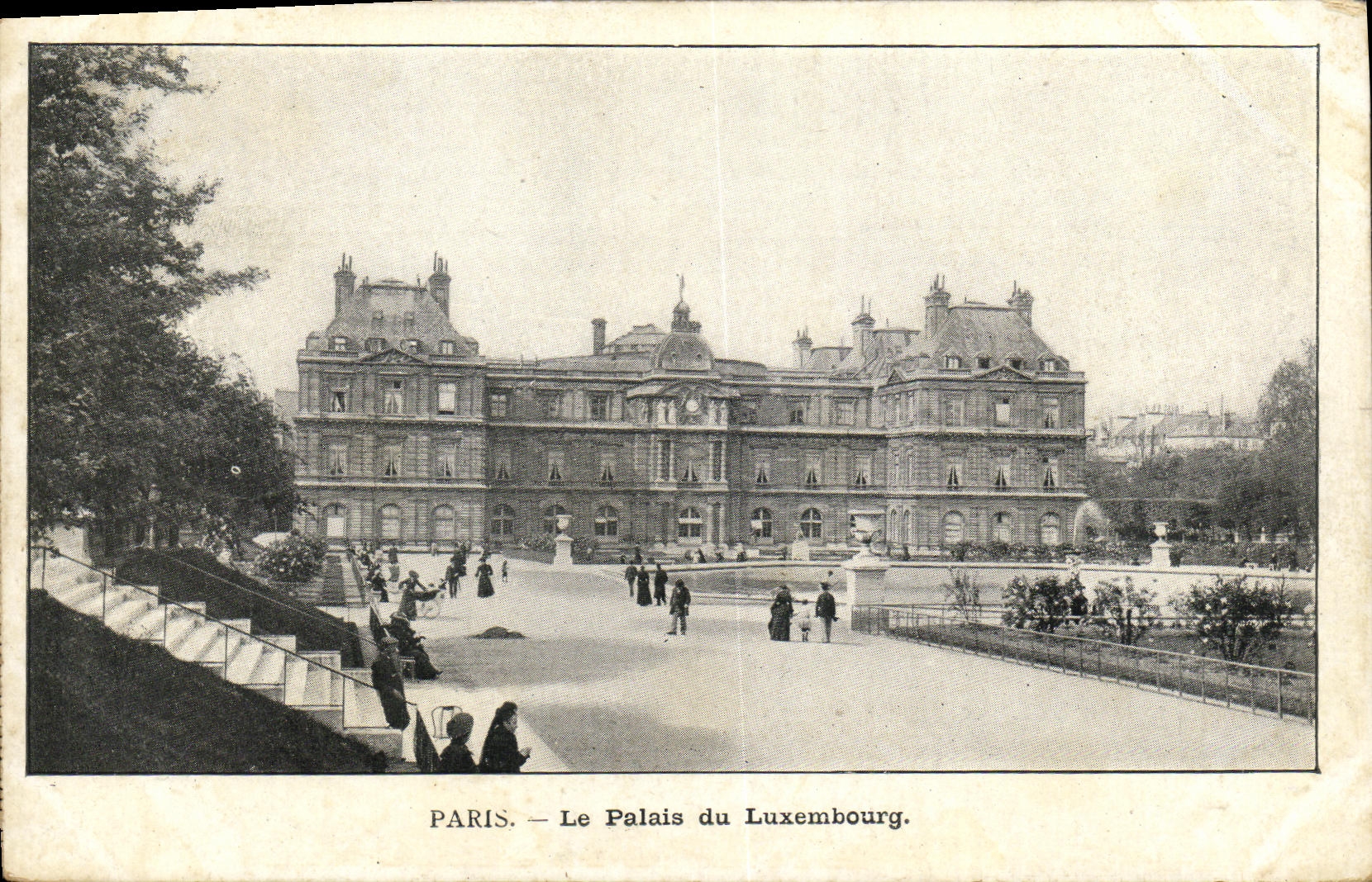 CPA Paris La Palais du Luxembourg