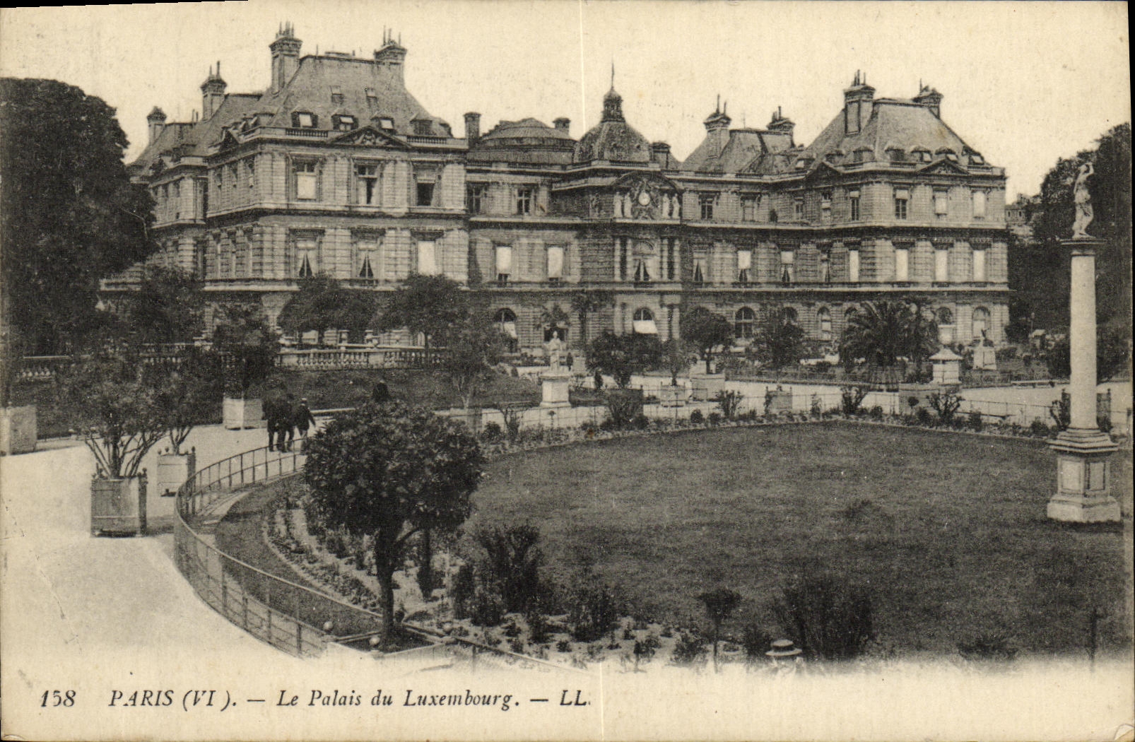 CPA Paris La Palais du Luxembourg