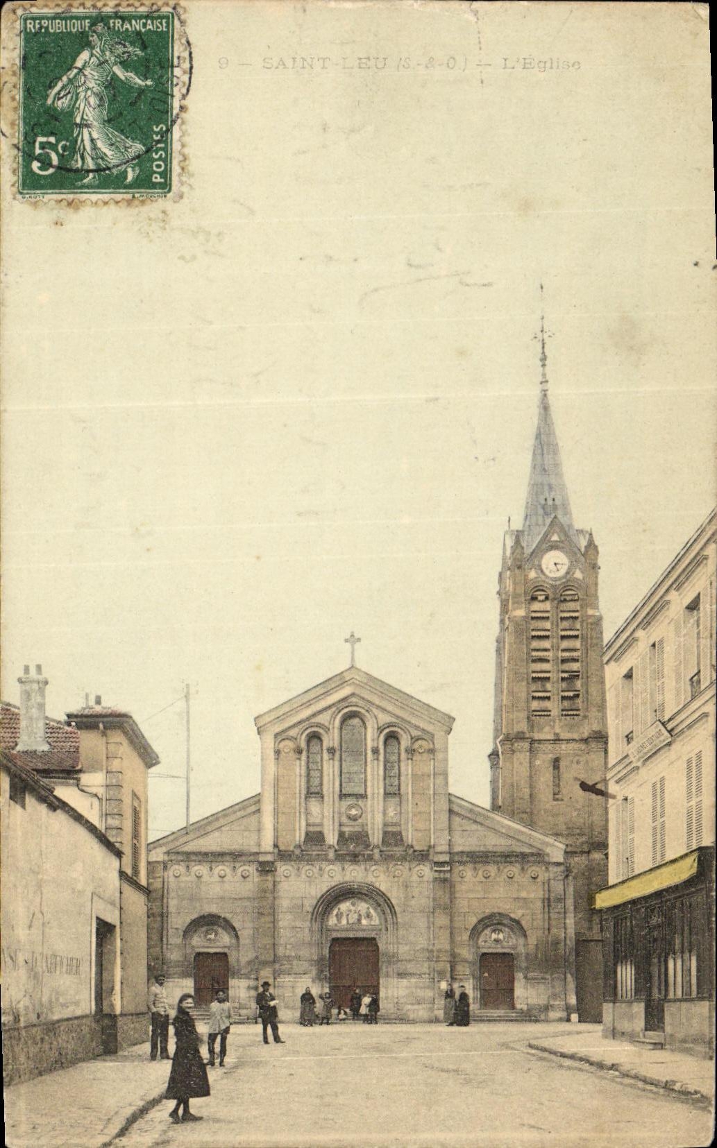 CPA Saint Leu L eglise