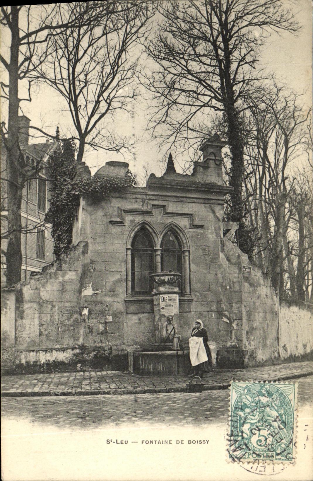 CPA Saint Leu Fontaine De Boissy