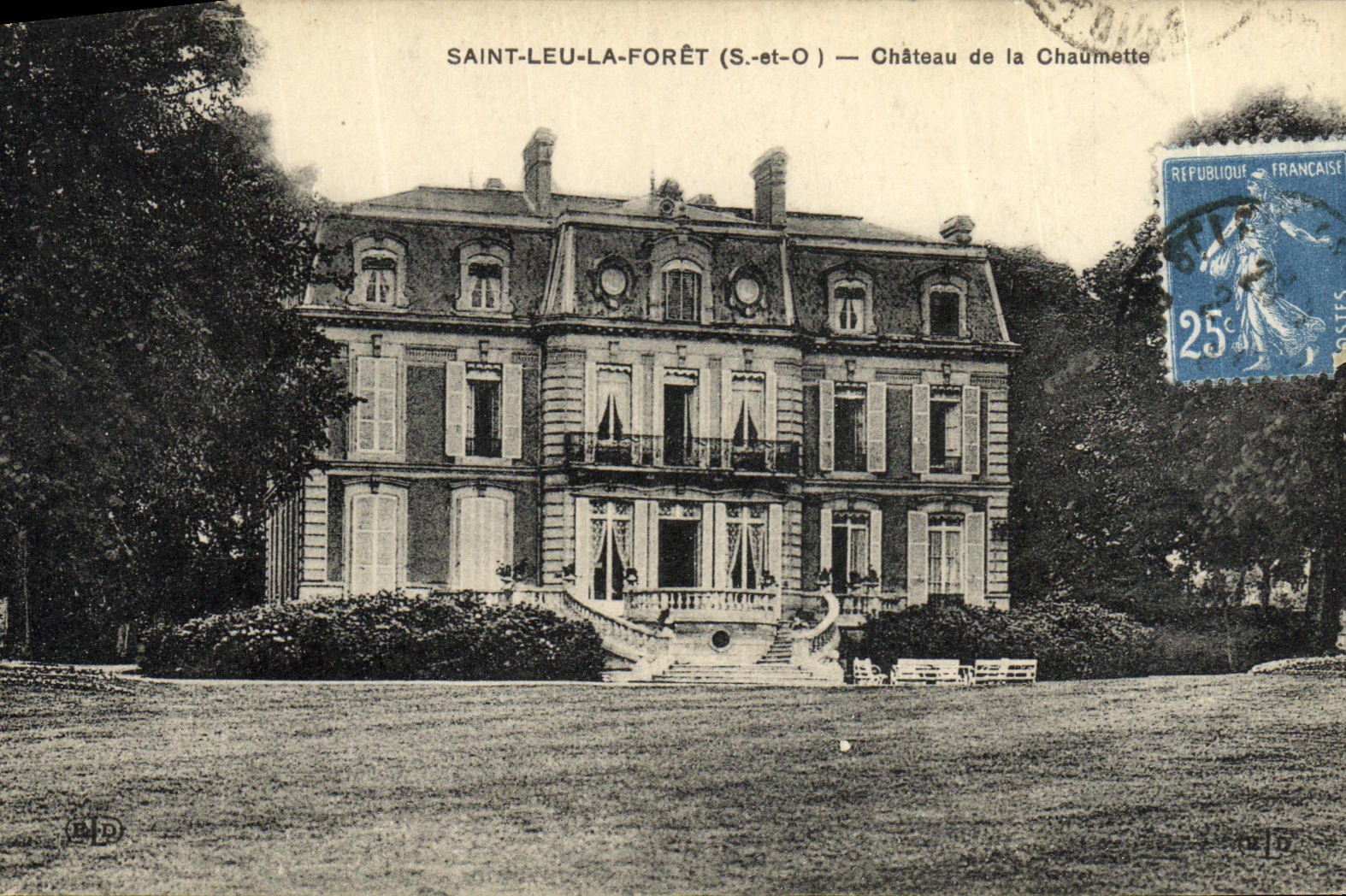 CPA Saint Leu La Foret Chateau de la Chaumette