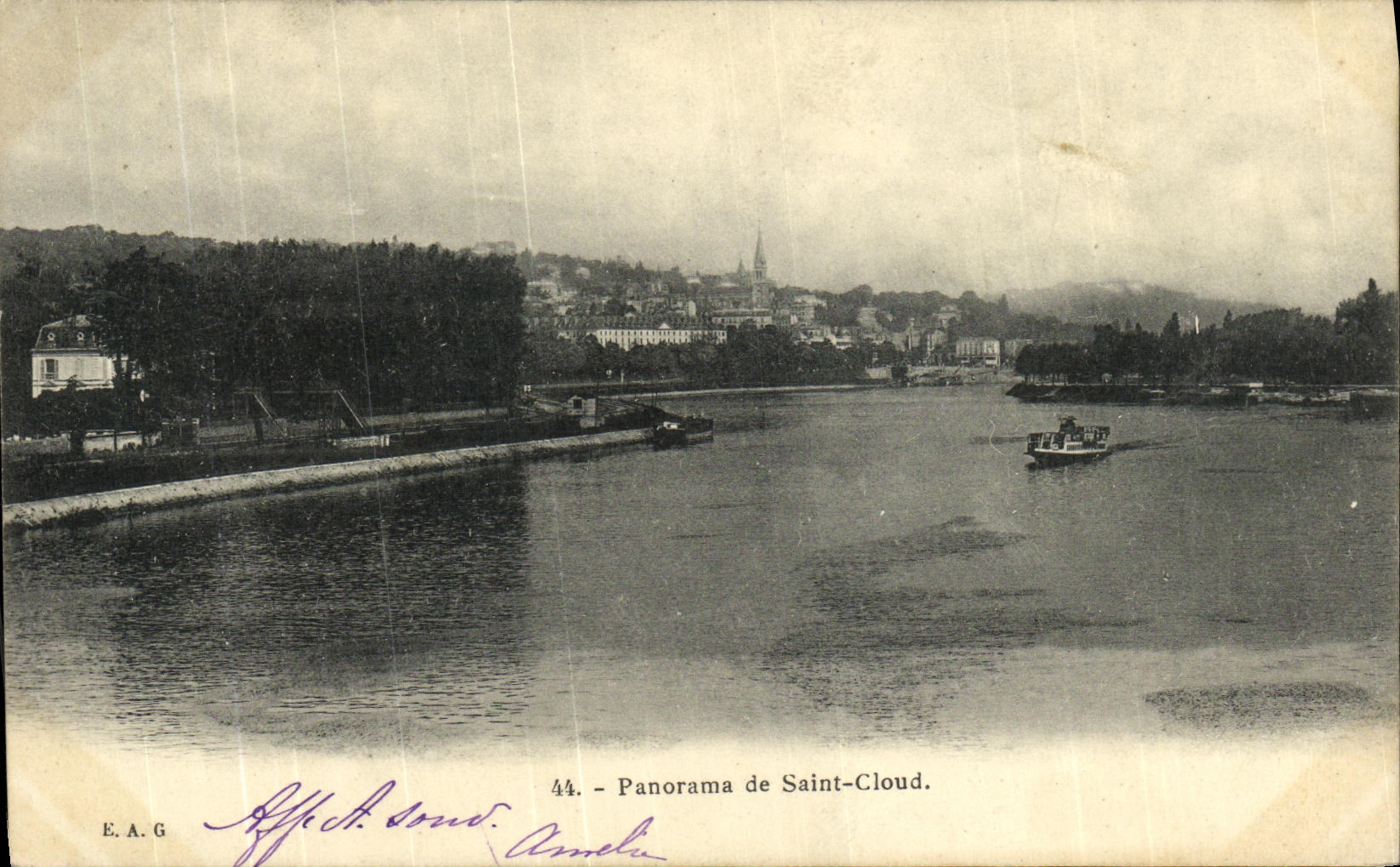 VINTAGE POSTCARD Holy Cloud Panorama