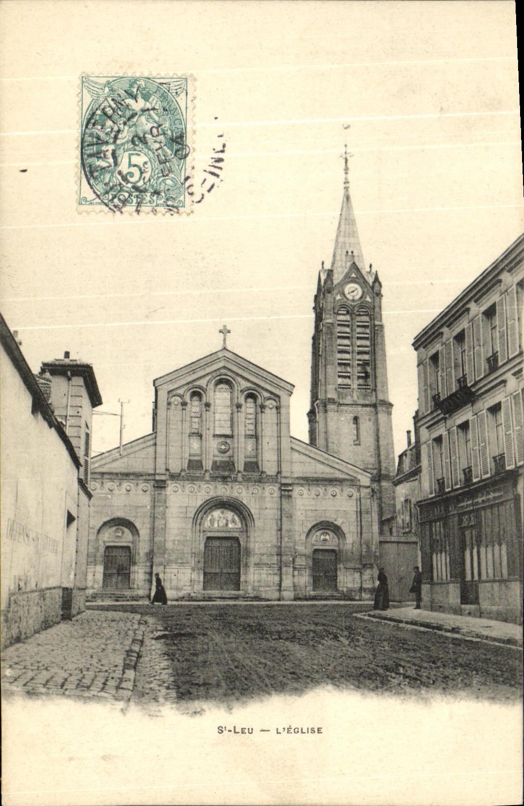 CPA Saint Leu L Eglise