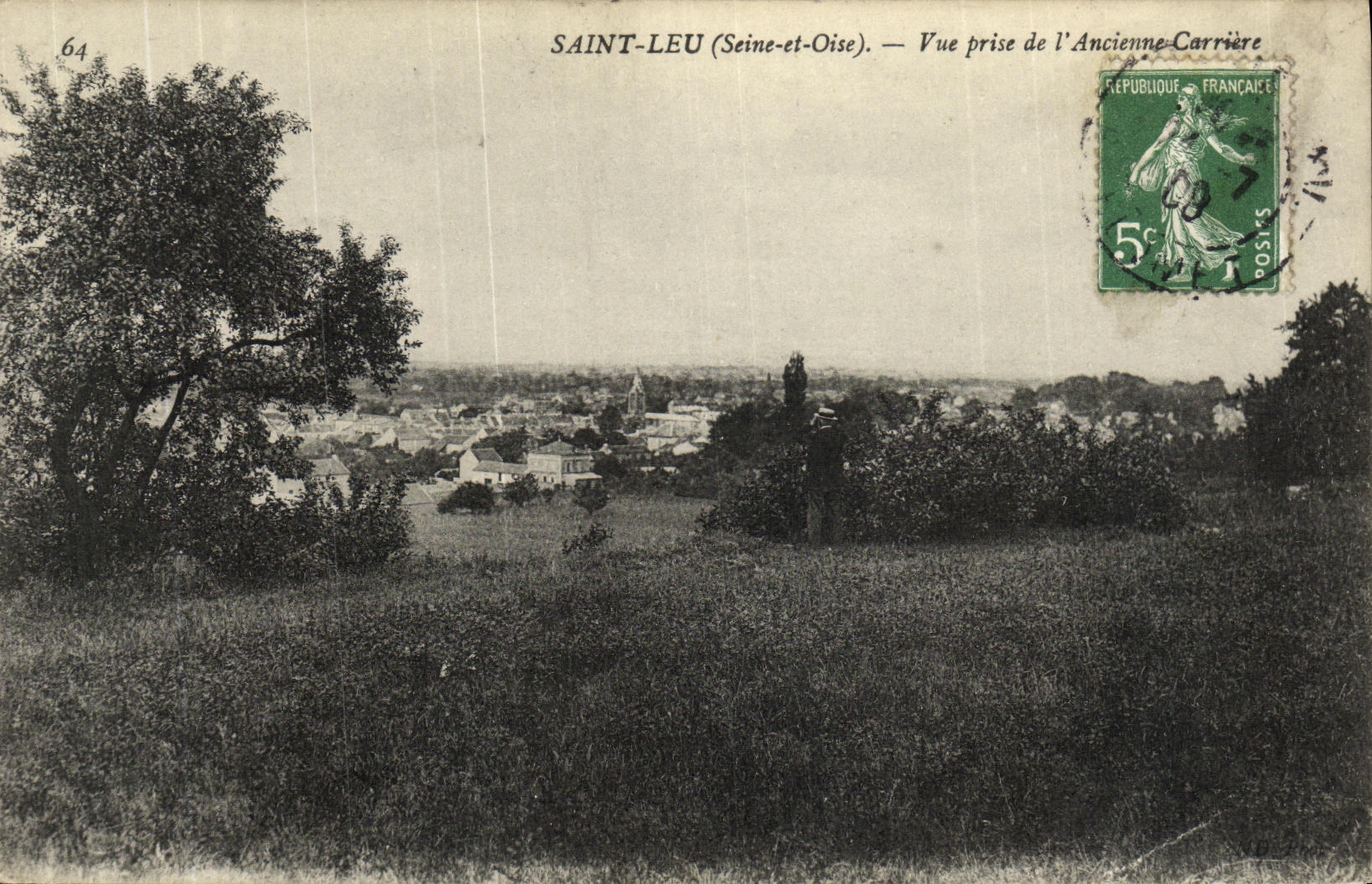 CPA Saint Leu Vue Prise de L Ancienne Carrierere