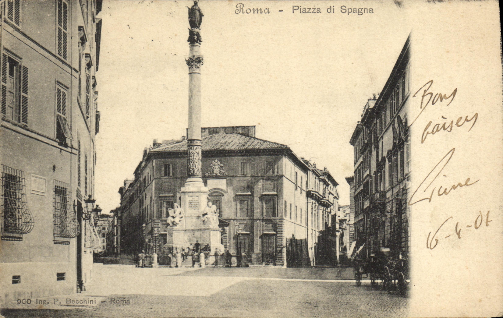 CPA Roma Piazza di Spagna