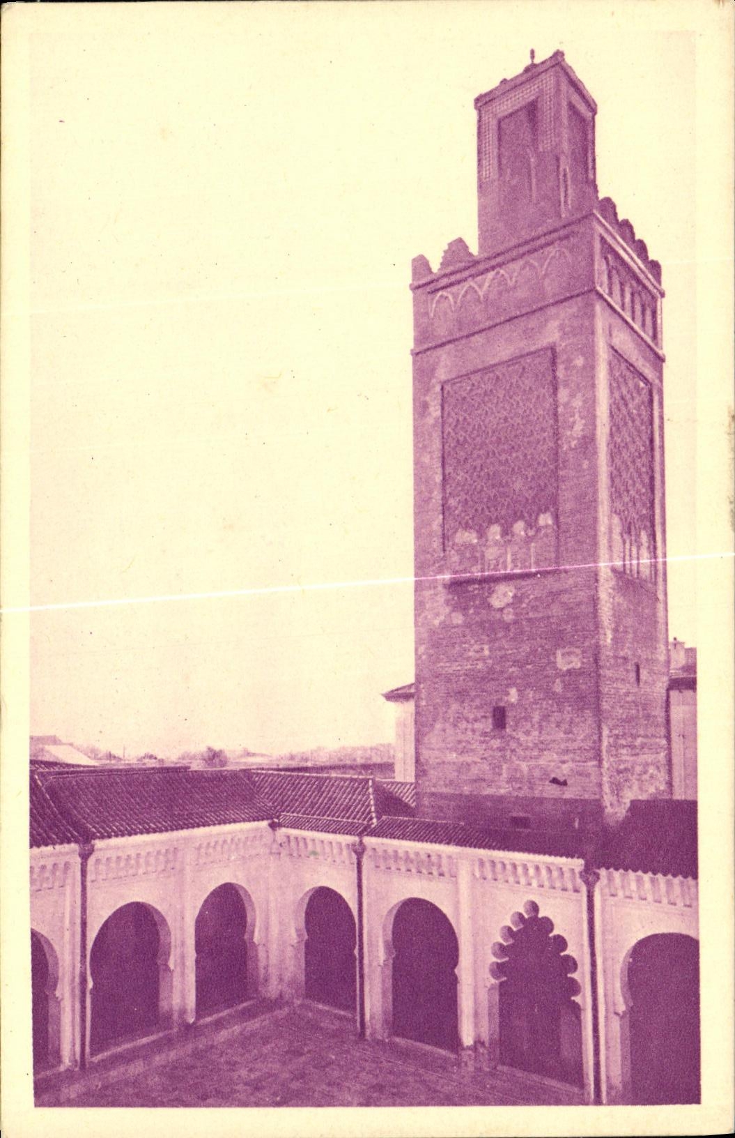 CPA Tlemcen Minaret de la grande mosquee
