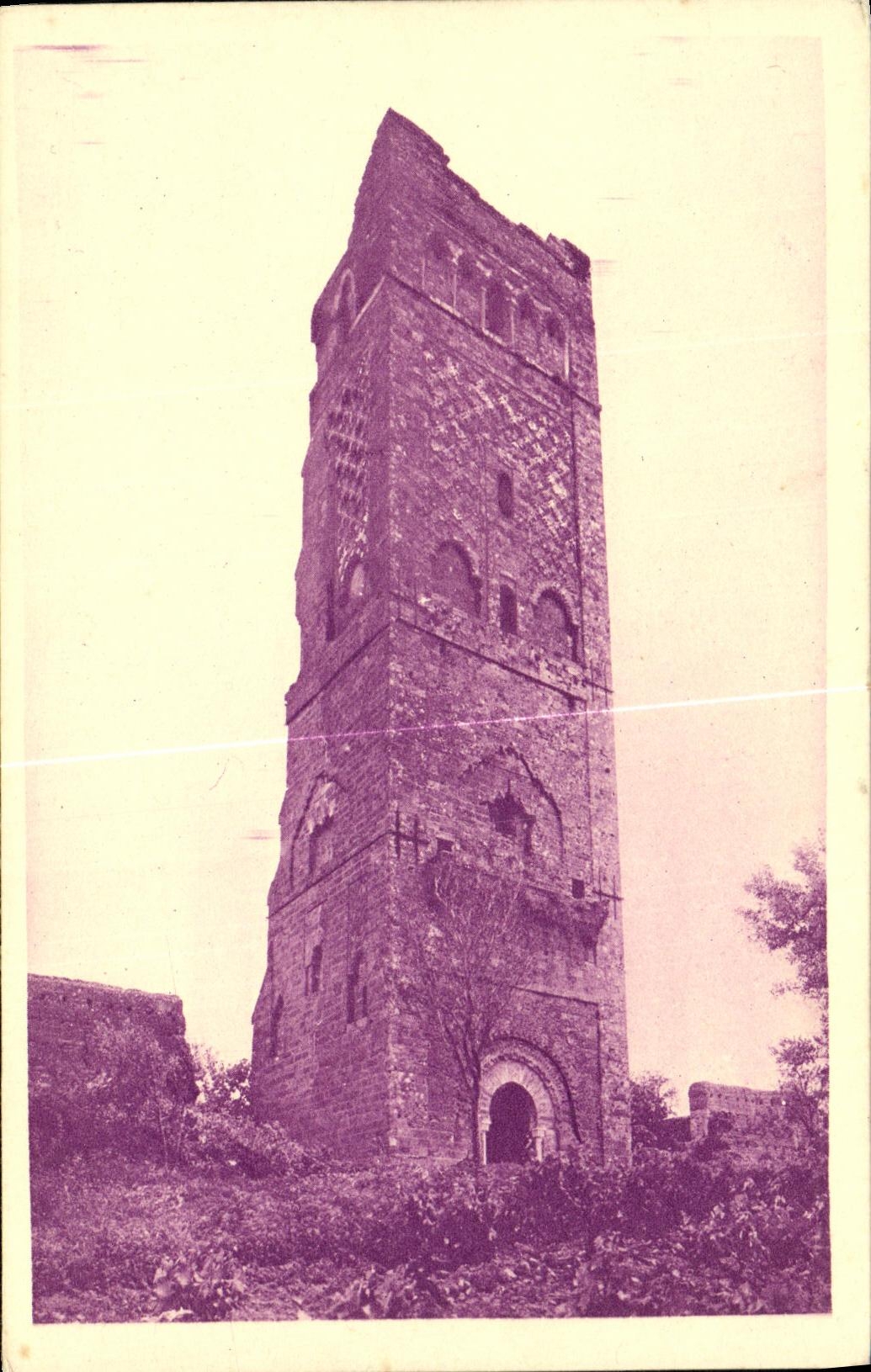 CPA Tlemcen Minaret de Mansoura