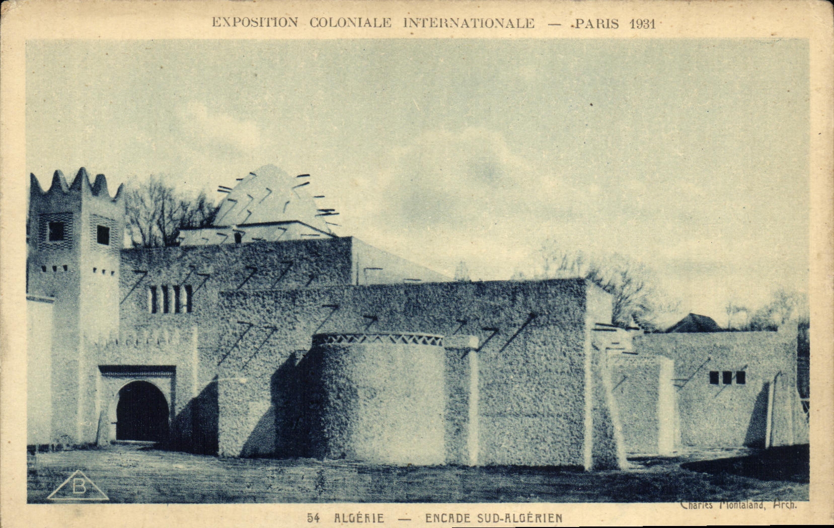 CPA Exposition Coloniale Internationale Paris 1931 Algerie Encade Sud algerien