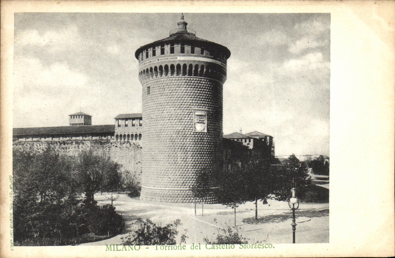 CPA Milano Torrione del Castello Sforzesco