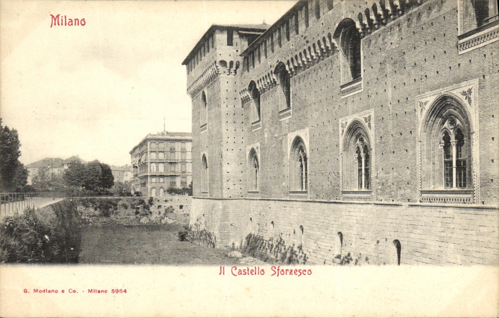 CPA Milano Il Castello Sforzesco