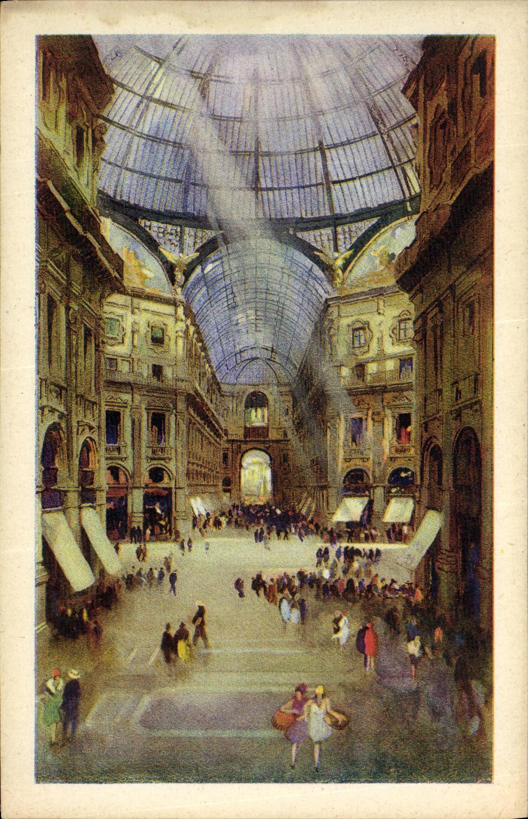 CPA Milano Galleria Vittorio Emanuele II