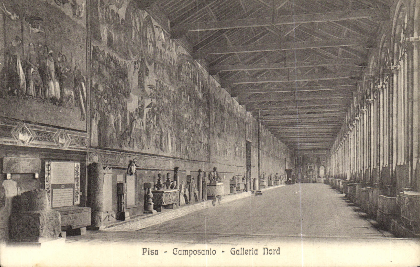CPA Pisa Camposanto Galleria Nord