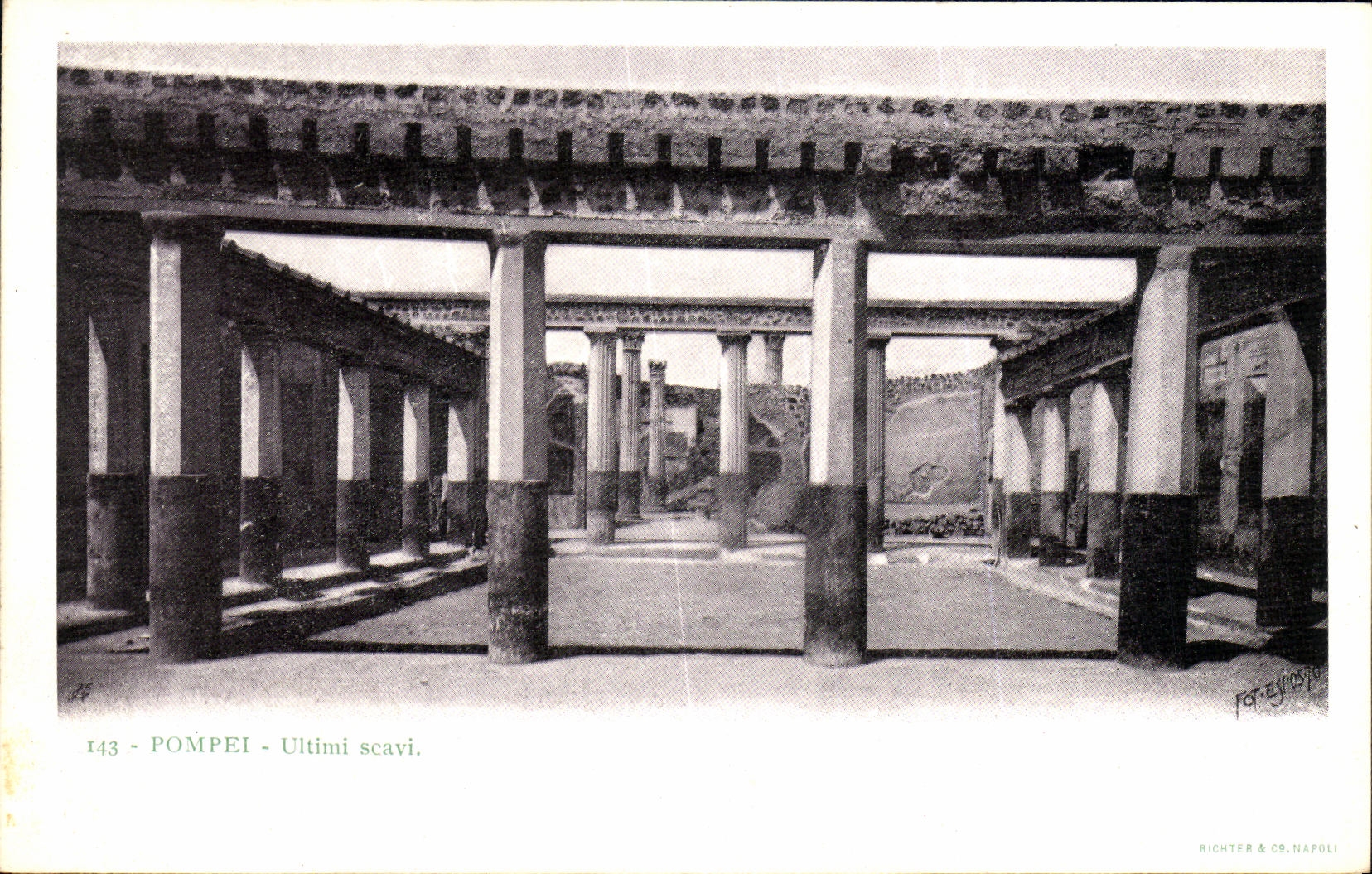 POSTAL Pompeya Ultimi Seavi de la VENDIMIA