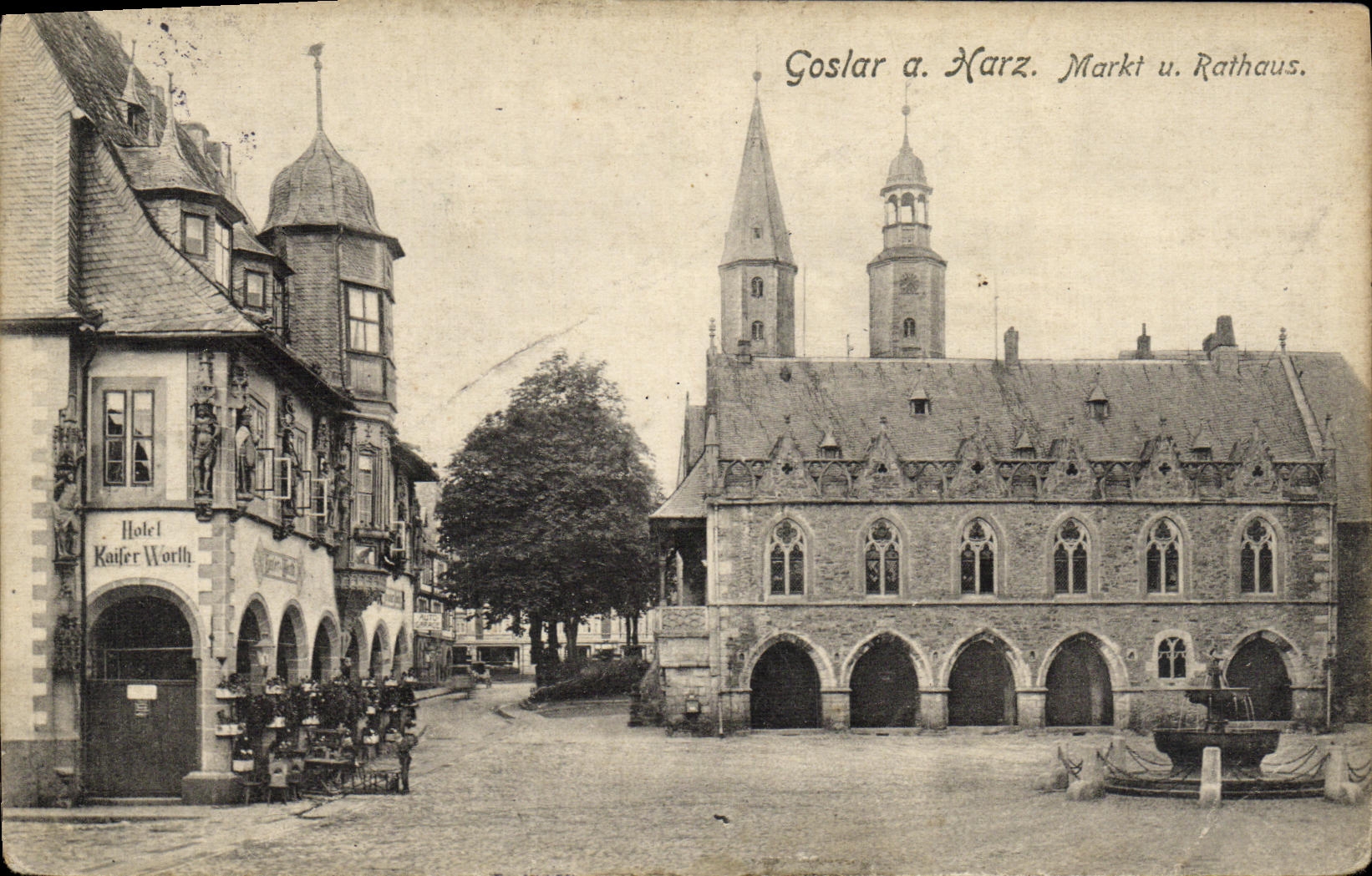 CPA Goslar a Harz Markt u Rathaus