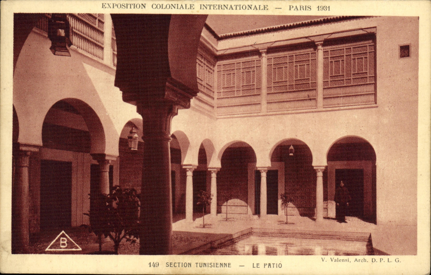 CPA Exposition Coloniale Internationale Paris 1931 Section Tunisienne Le Patio