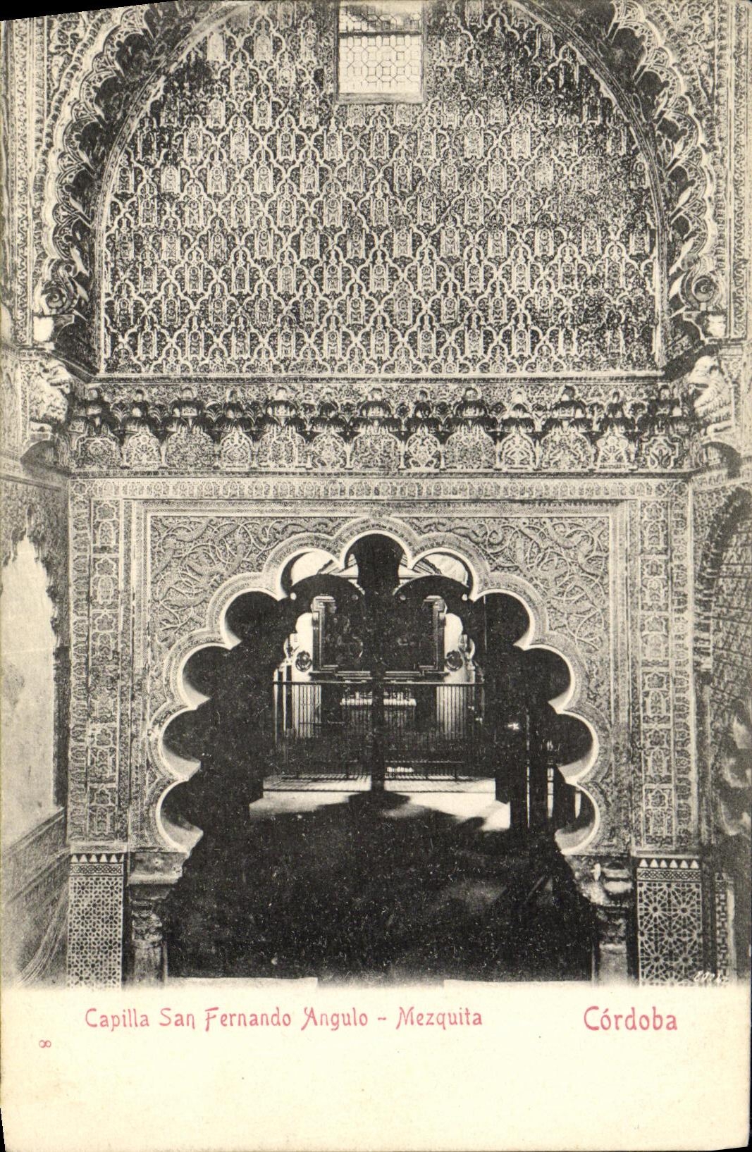 CPA Capilla San Fernando Angulo Mezquita Cordoba