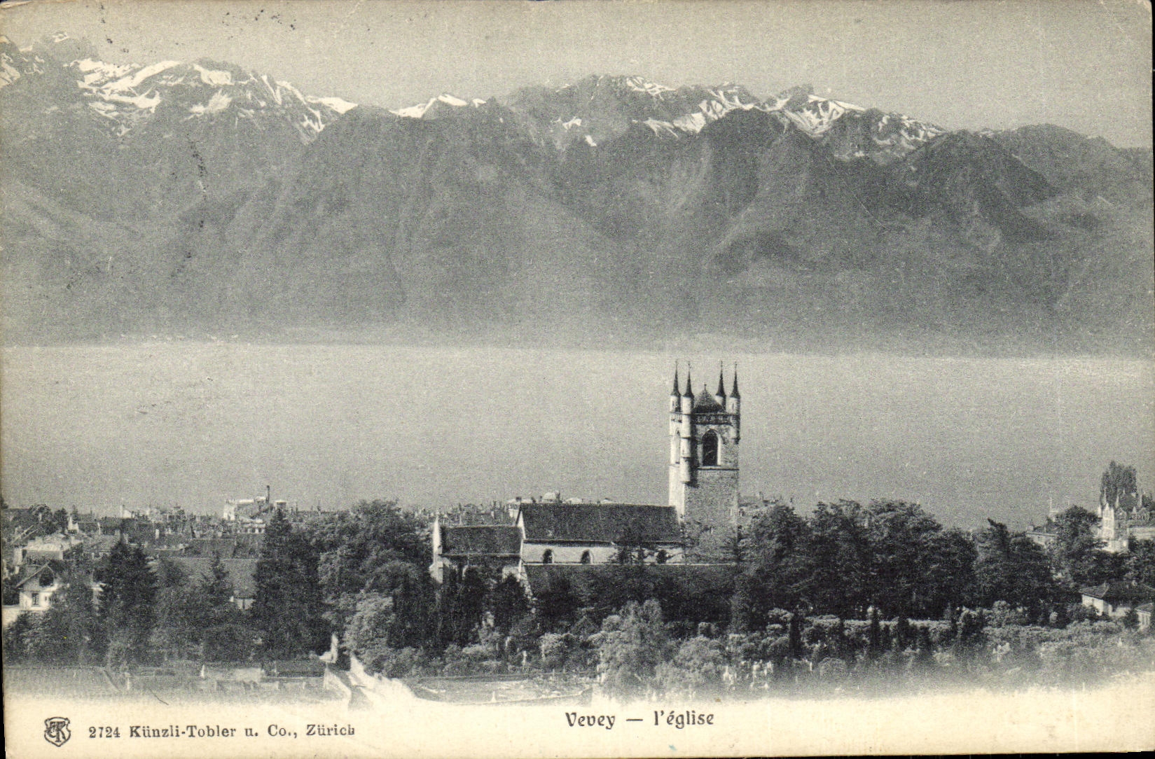CPA Vevey l eglise