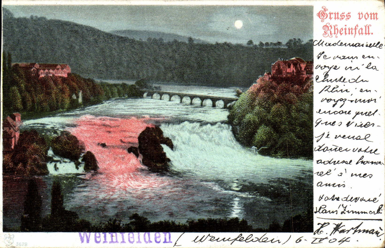 CPA Gruss Dom Rheinfall