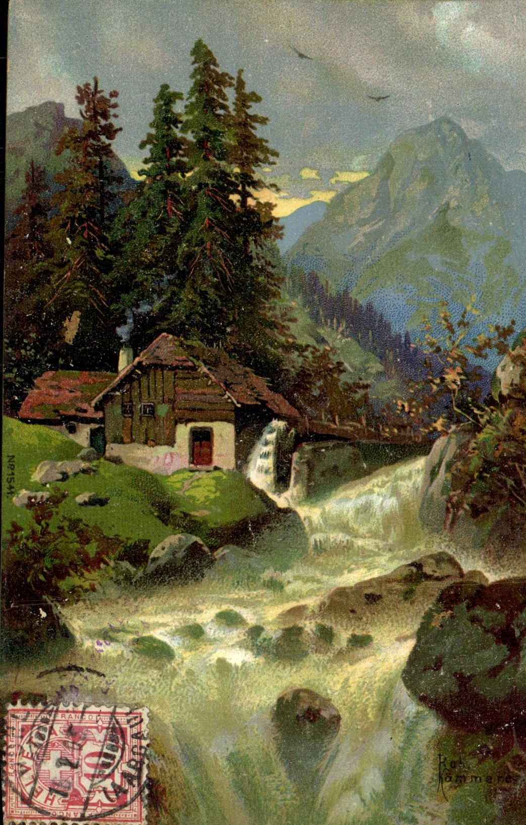 CPA Suisse Maison au bord de l eau