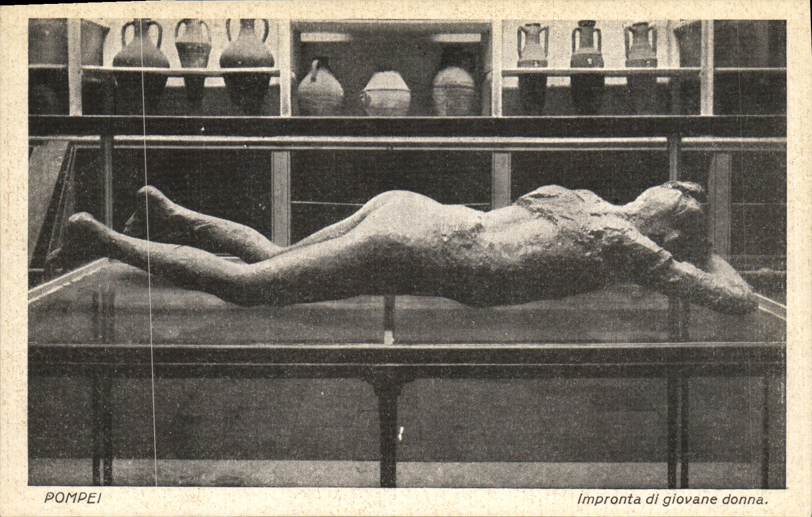 POSTAL Pompeya Impronta di Giovane Gave de la VENDIMIA