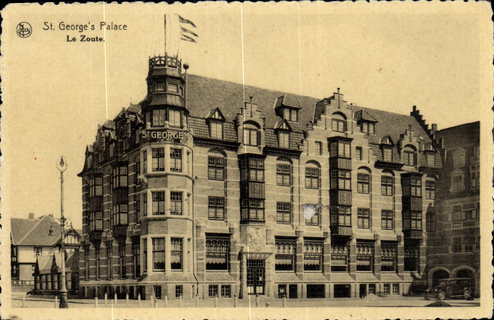 VINTAGE POSTCARD St George Places Zoute