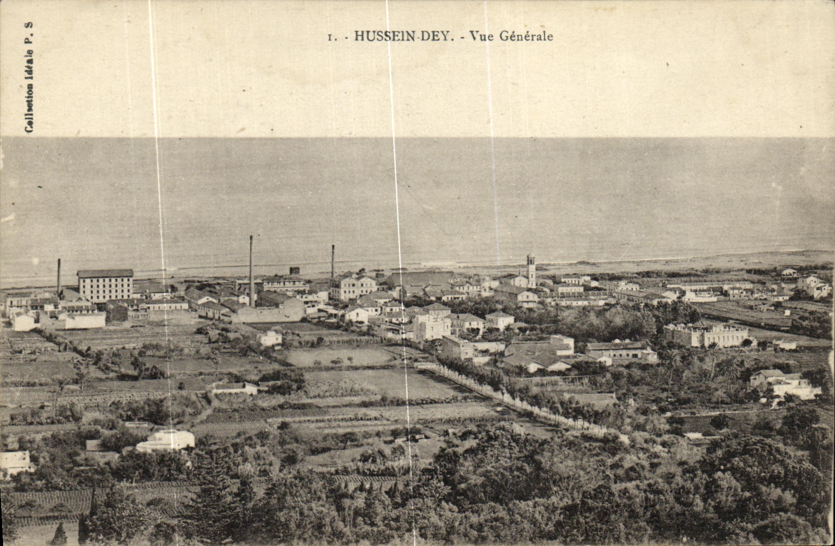 CPA Hussein Dey Vue Generale