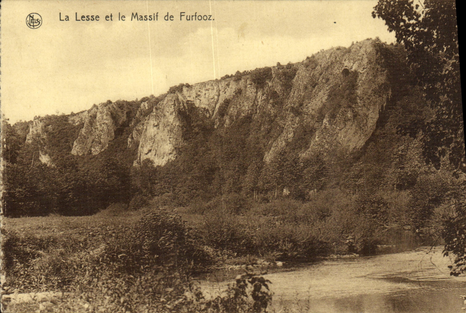 VINTAGE POSTCARD Injures It and the Solid mass of Furfooz