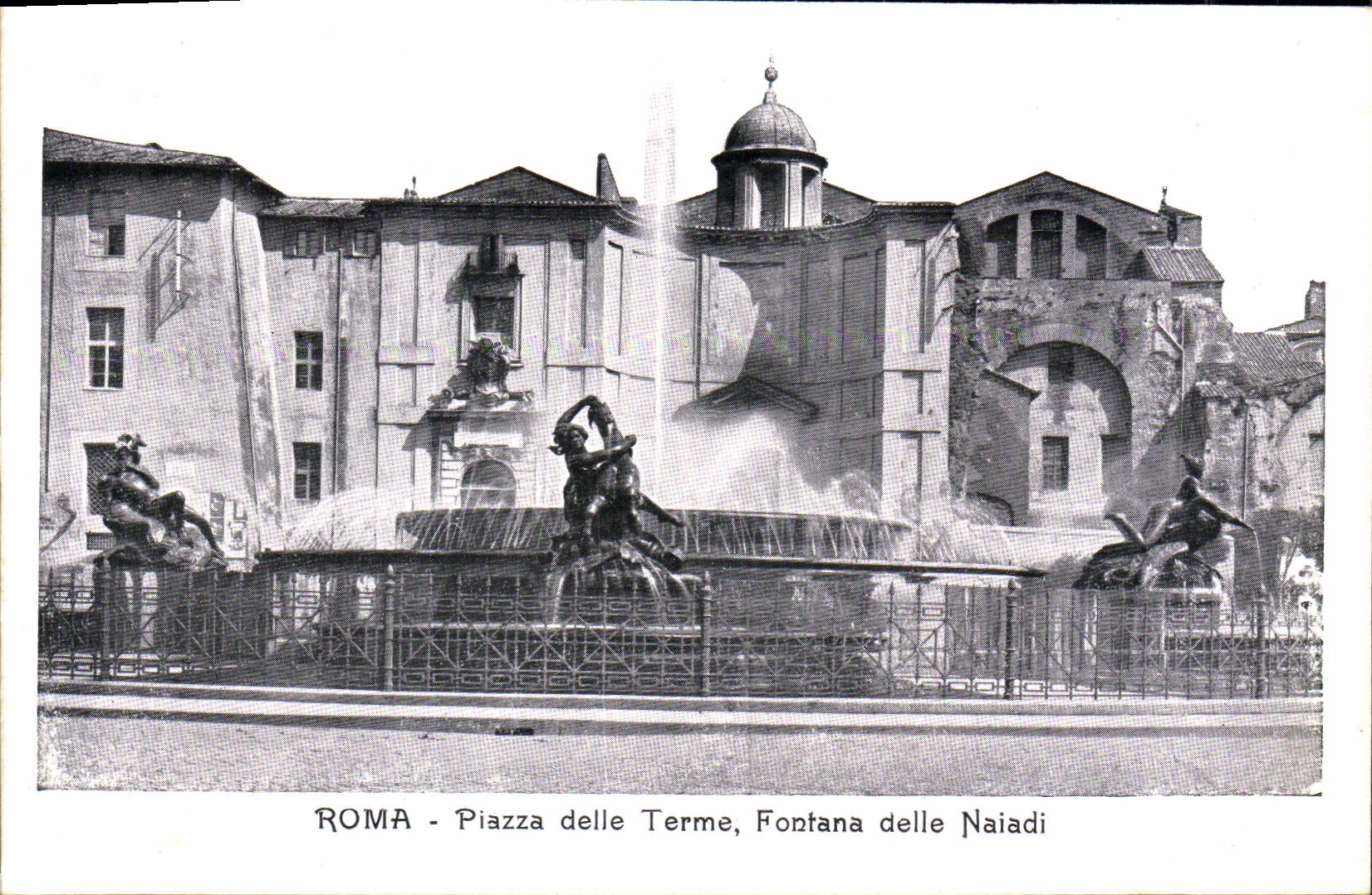 CPA Roma Plazza delle Terme Fontana delle Naiadi