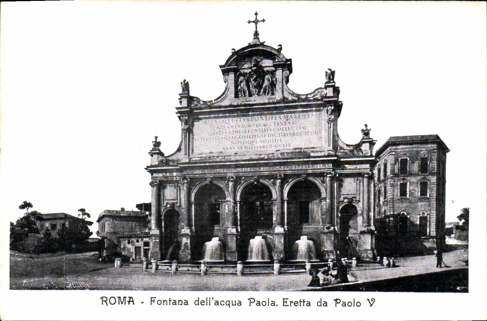 CPA Roma Fontana dell acqua Paola Eretta da Paolo V