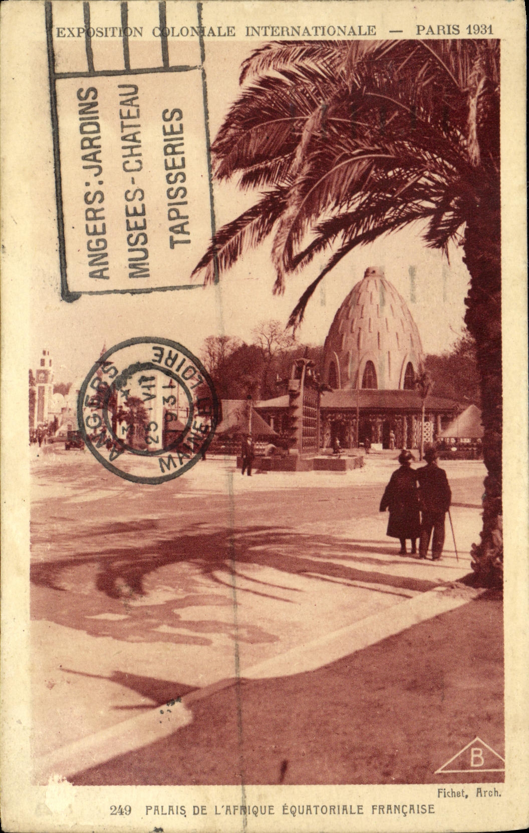 CPA Palais De L Afrique Equatoriale Francaise Paris Expositon coloniale 1931