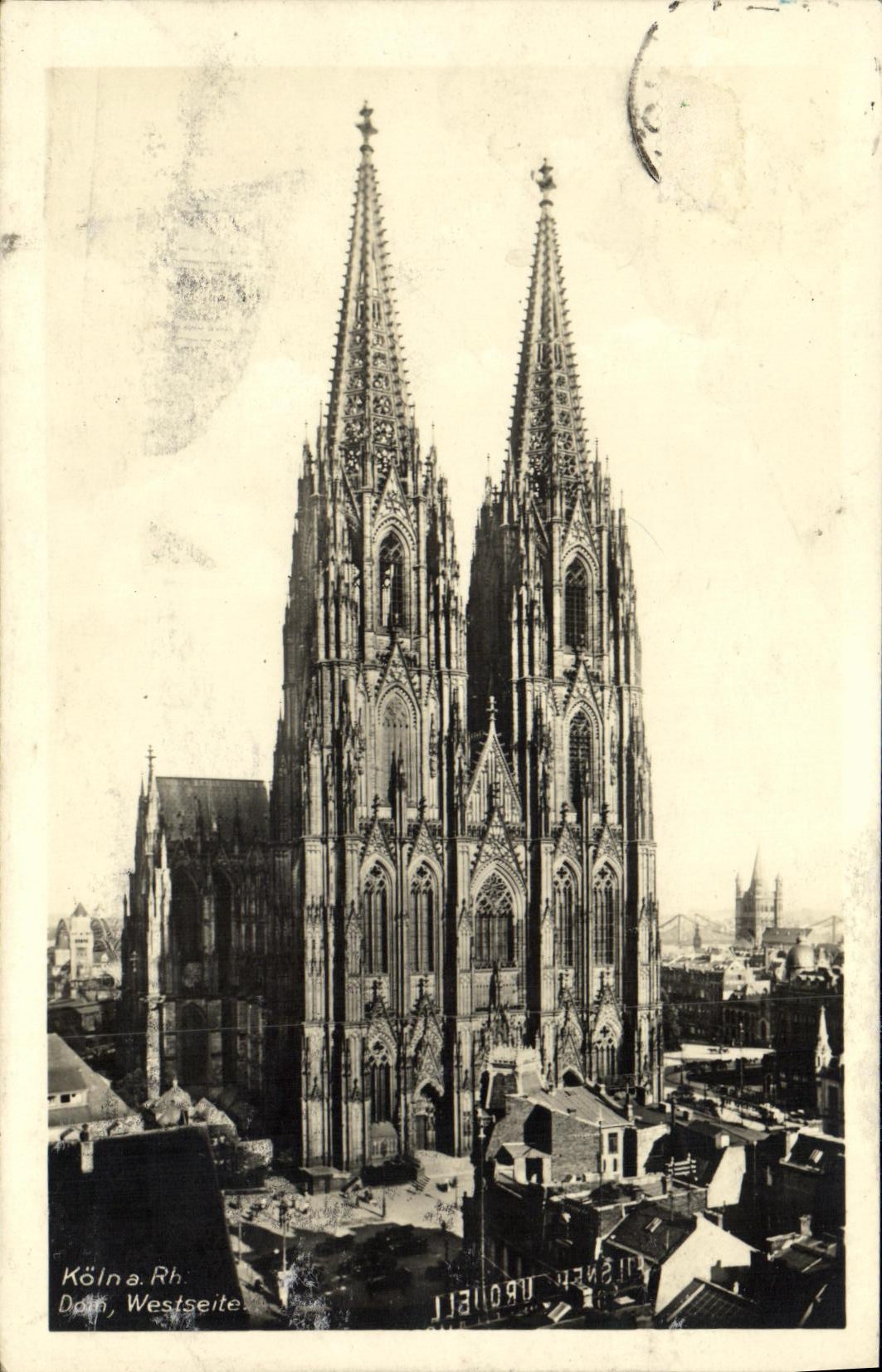 POSTAL Kolna Westseite de la VENDIMIA