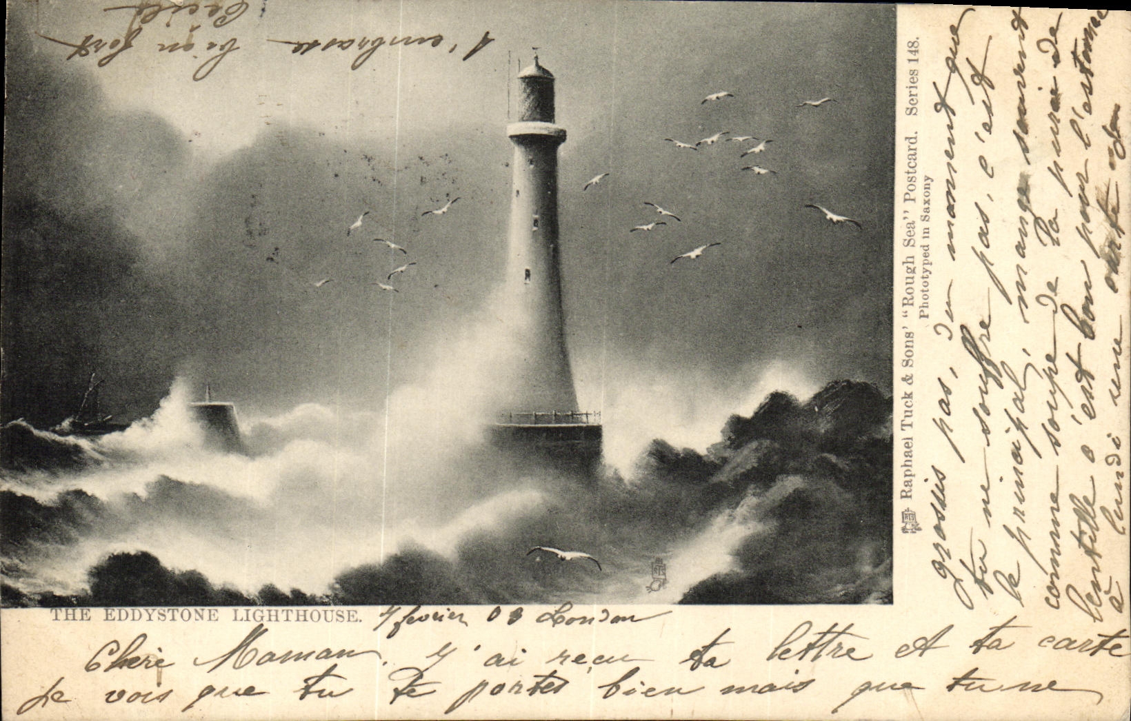 CPA The Eddystone lighthouse 