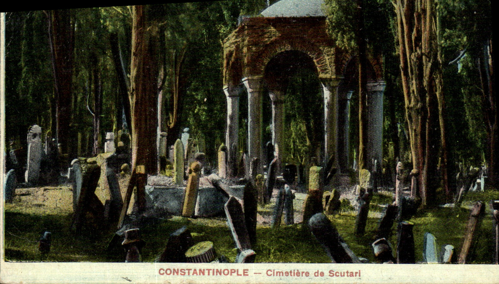 CPA Constantinople Cimetiere de Scutari Turquie