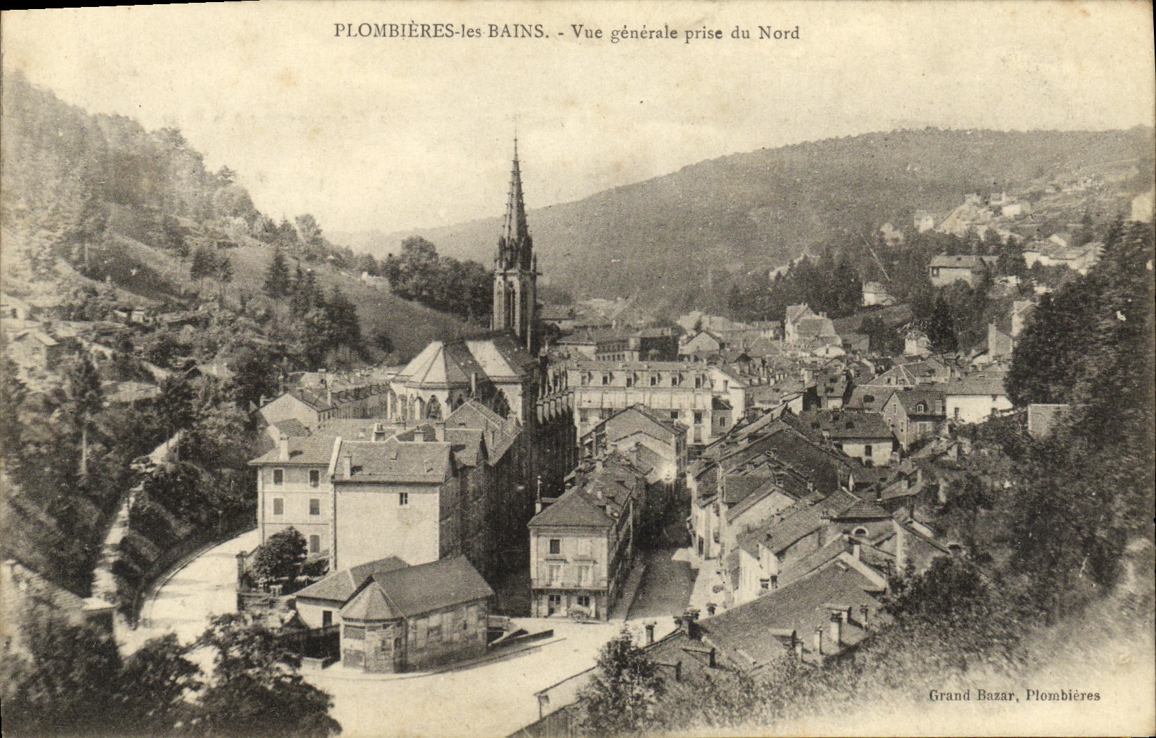 CPA Plombieres les Bains Vue Generale Prise du Nord