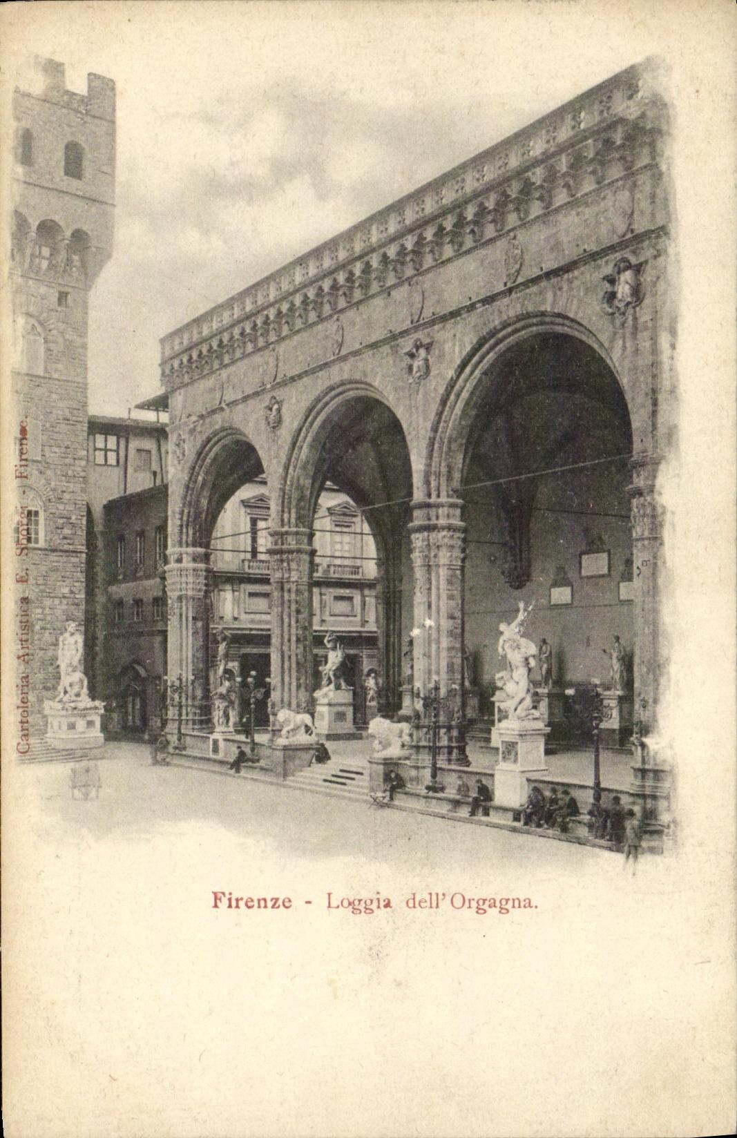 CPA Firenze Loggia dell Orgagna