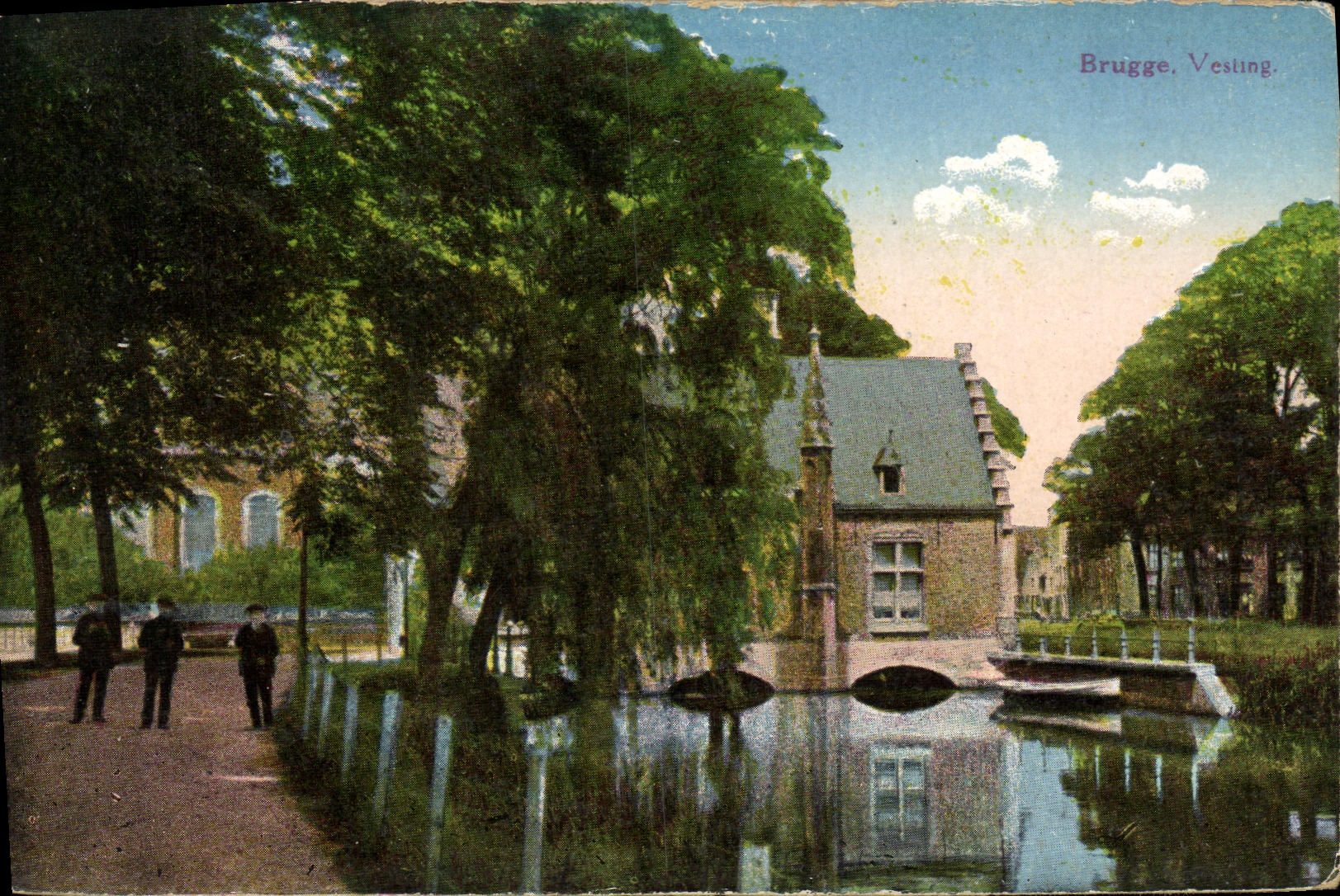 VINTAGE POSTCARD Bruges Vesling