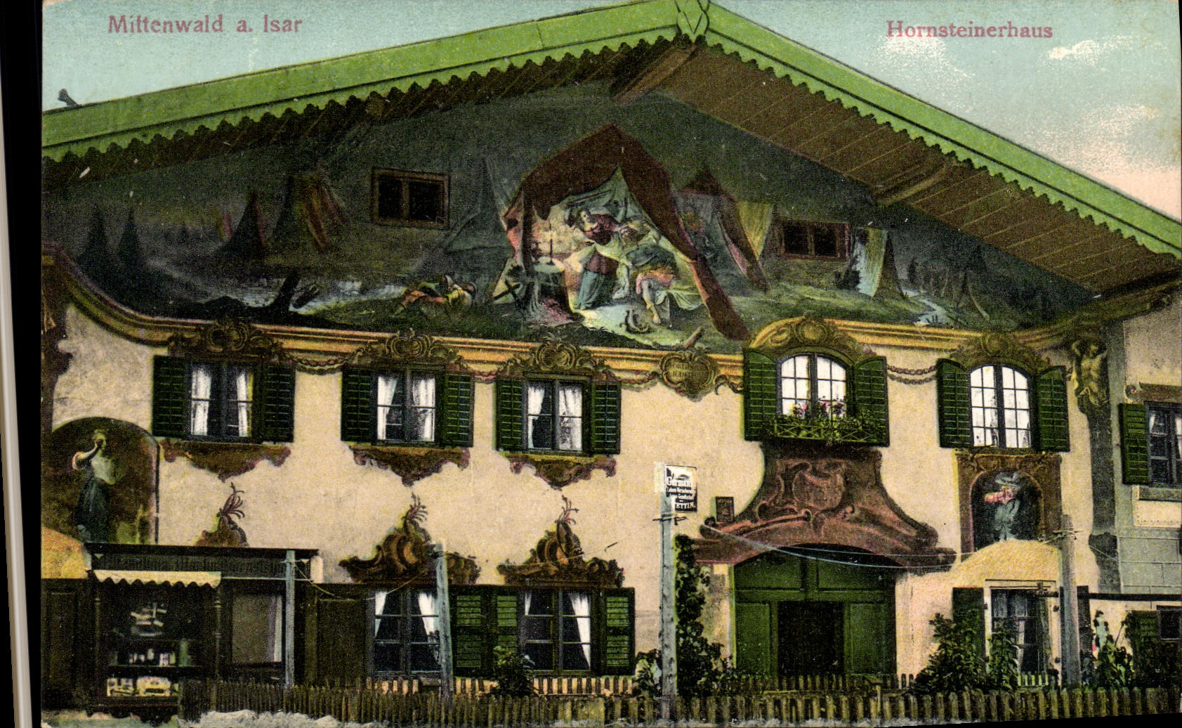 CPA Mittenwald a Isar Hornsteinerhaus