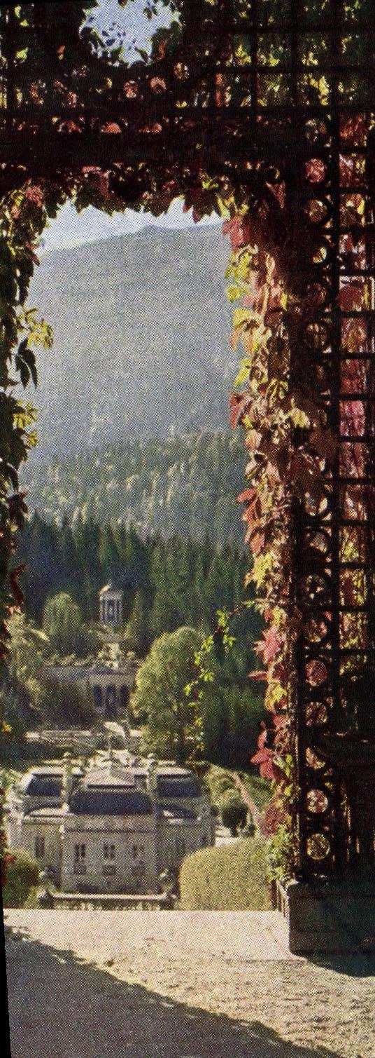CPA Linderhof Blick Vom Laubang