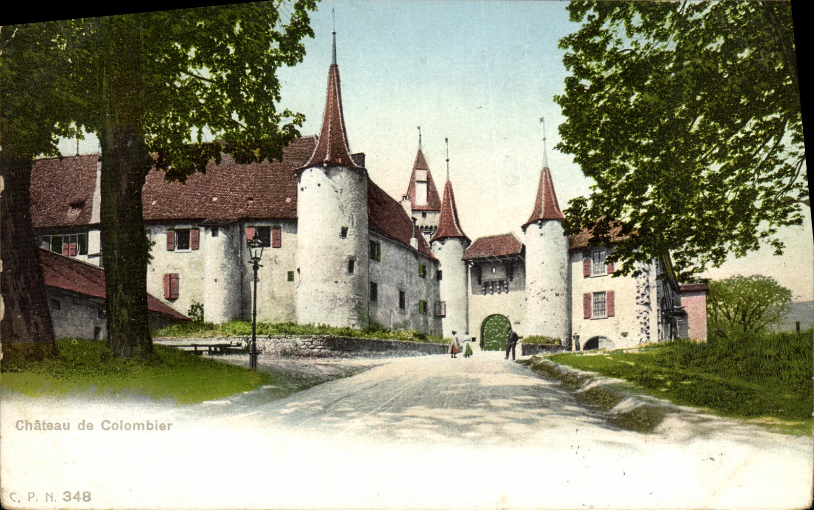 CPA Chateau de Colombier