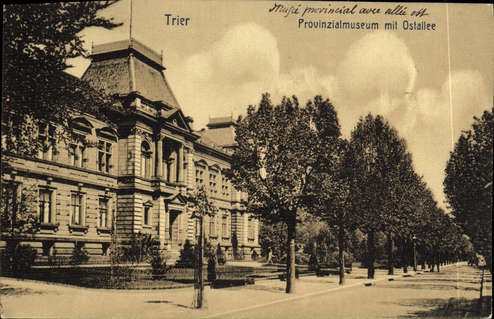 El Trier Provinzialmuseum de la POSTAL de la VENDIMIA puso Osdtallee