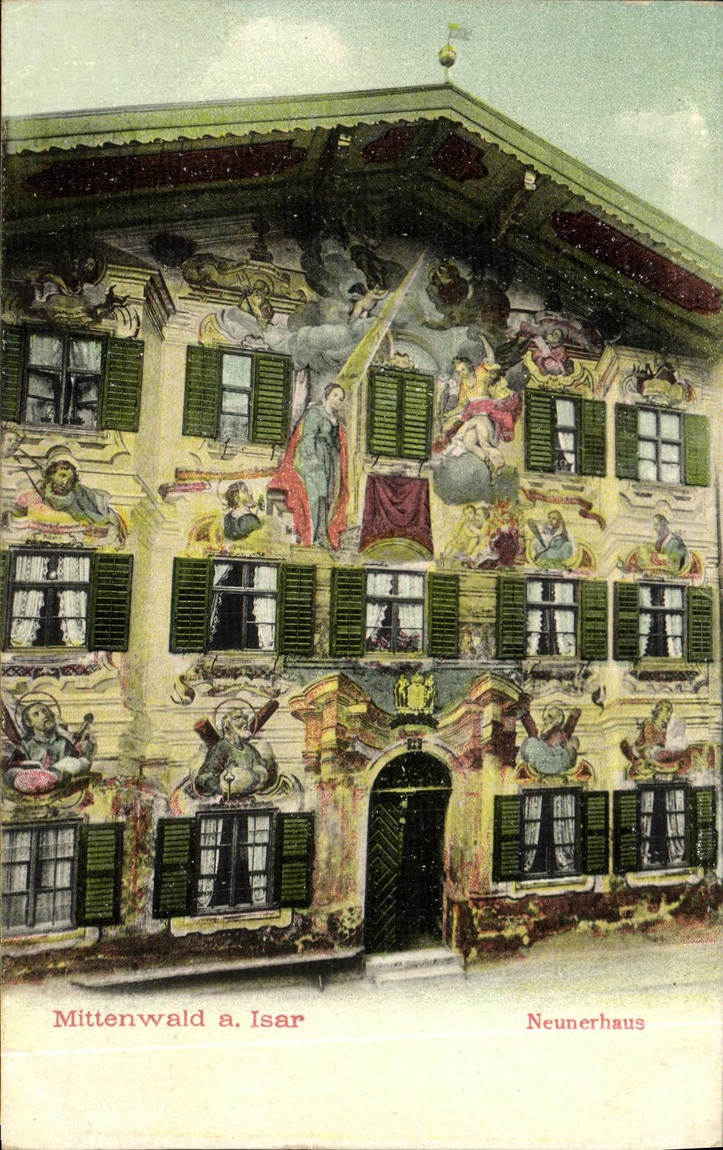 CPA Mittenwald a Isar Neunerhaus
