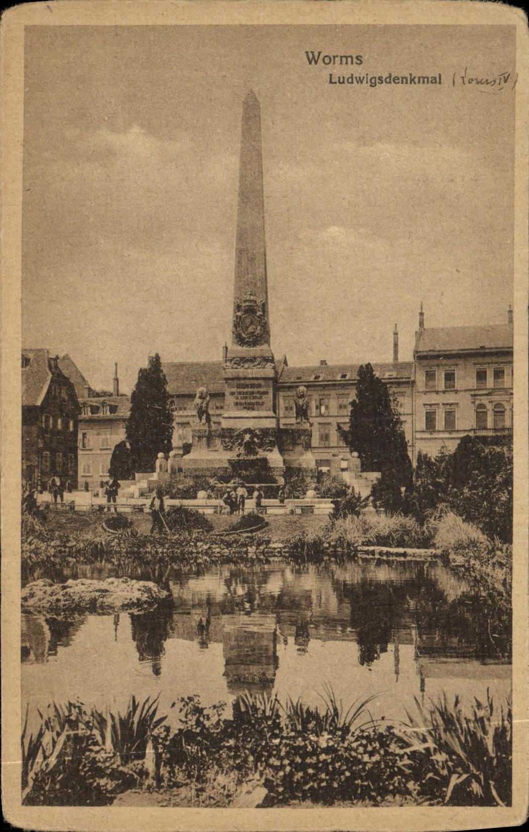 CPA Worms Ludwigsdenkmal