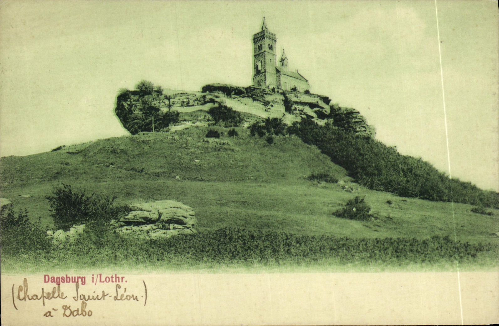 VINTAGE POSTCARD Dagsburg Lothr