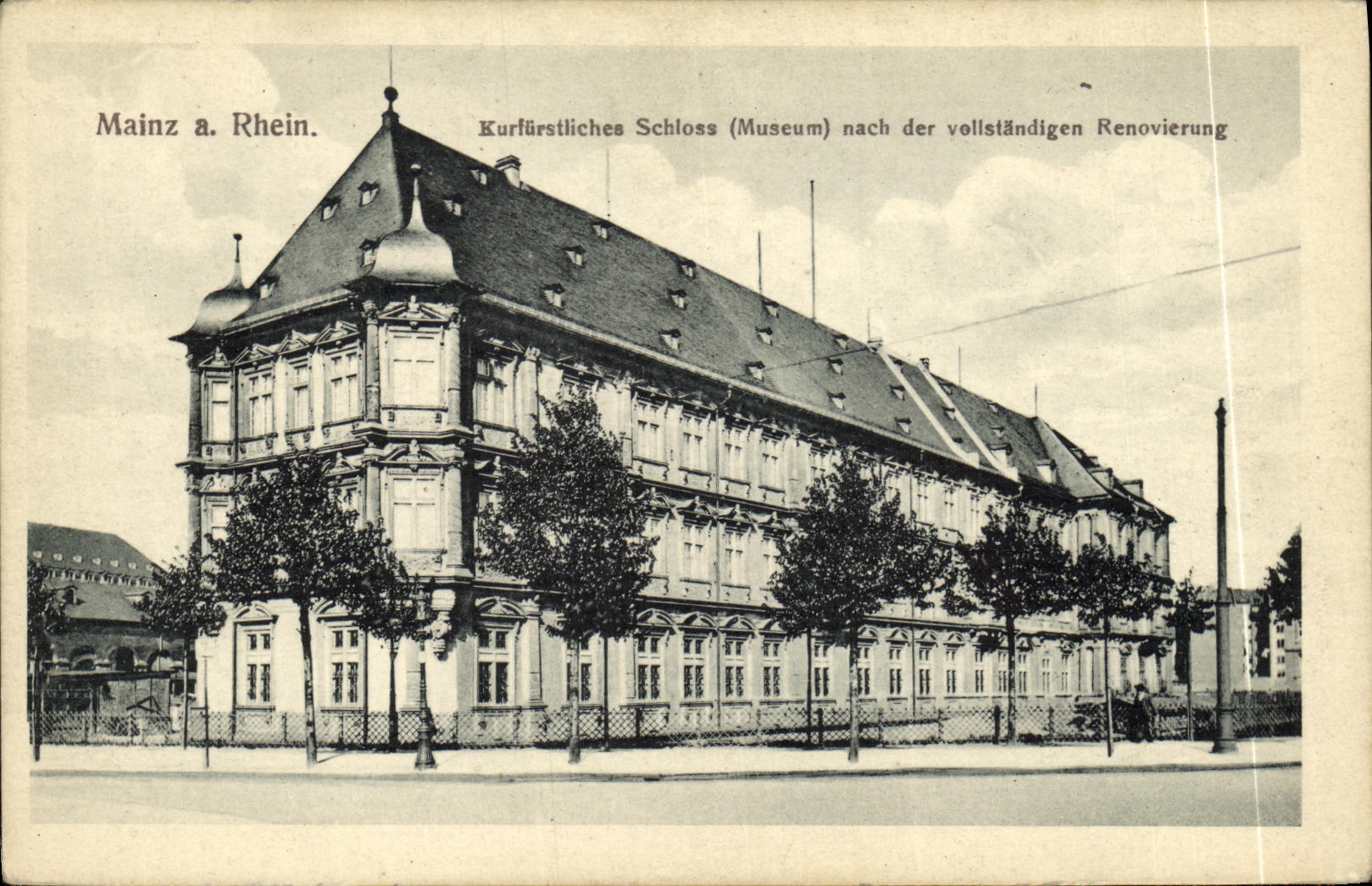 CPA Mainz Rhein Kurfurstliches Schloss 